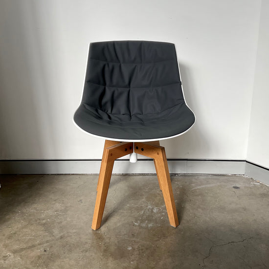 Flow Chair with 4 Legged Oak Base by MDF Italia (2 available)
