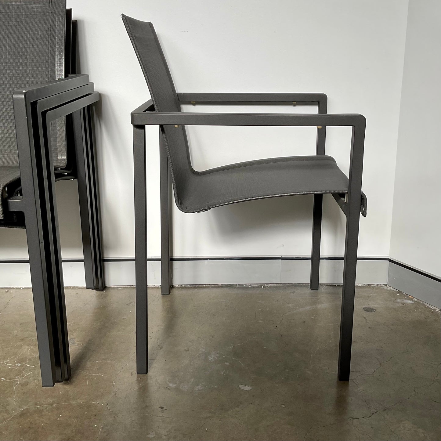 Set of FOUR Natal Alu Armchair by Wim Segers for Tribu through Cosh