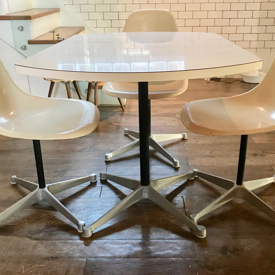 Vintage Eames Contract Base Table by Herman Miller