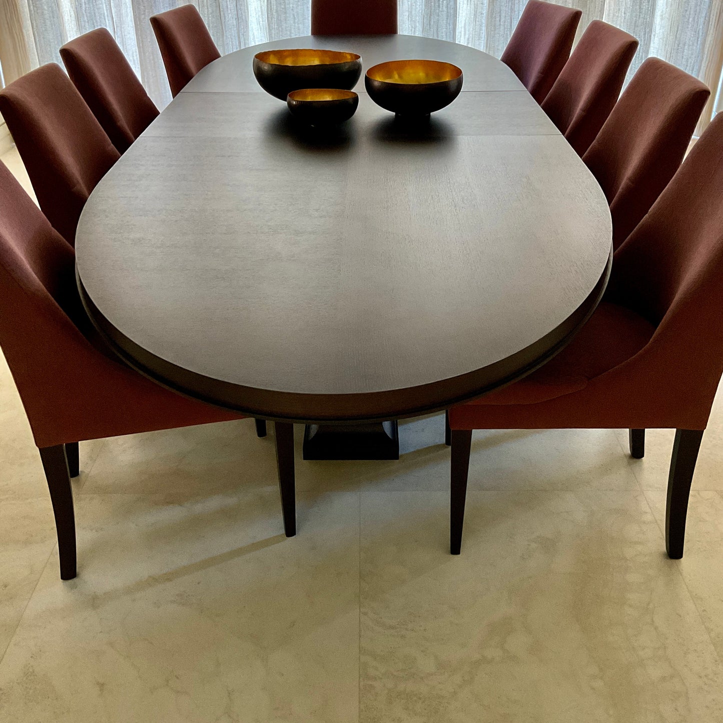 Load image into Gallery viewer, Pier Oval Extension Dining Table by Michael Vanderbyl for Bolier &amp;amp; Co
