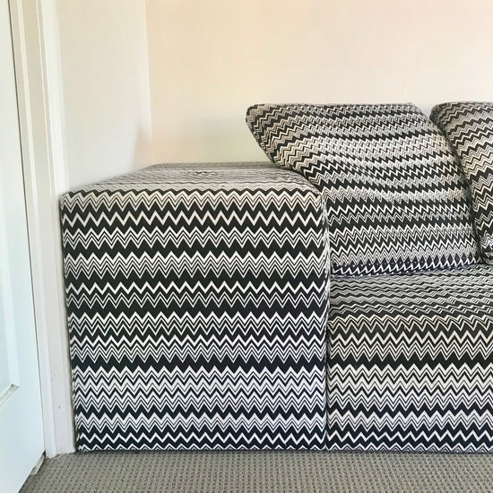 Custom Sectional Sofa in Missoni Fabric