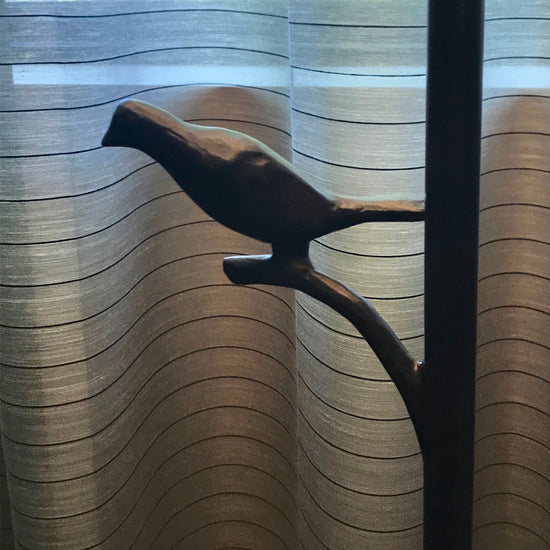 Load image into Gallery viewer, Plume Grande Bronze Bird Floor Lamp by Domo
