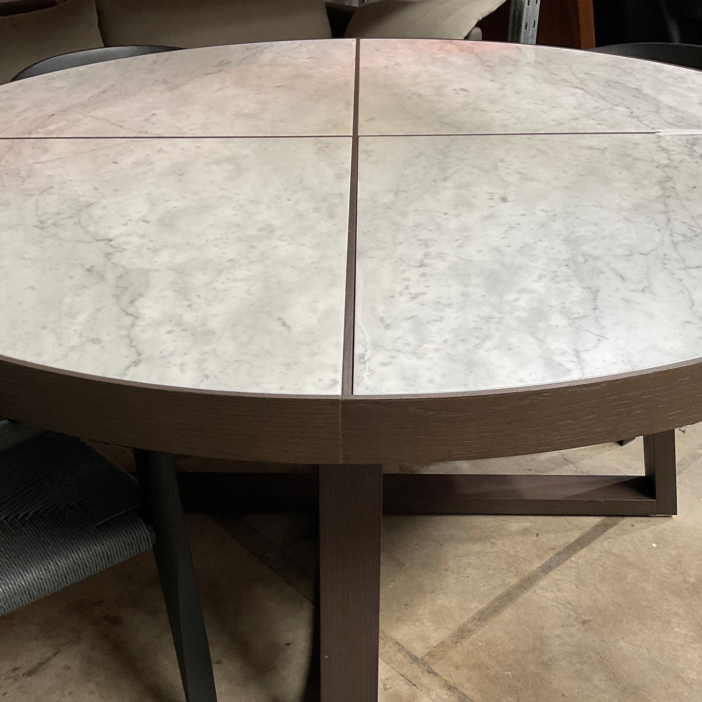 Rex Table with Marble Top by Ivano Redaelli for Molteni & Co