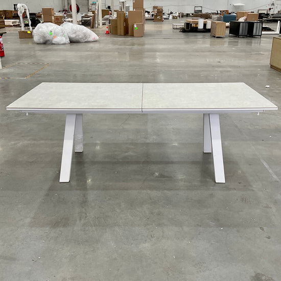 St Martin Dining Table by Coco Republic - White
