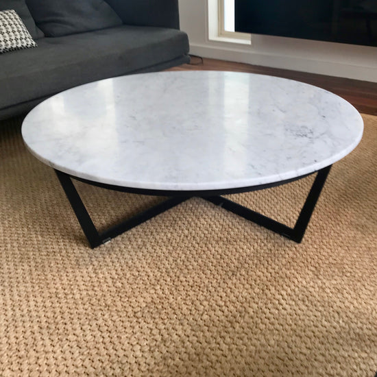 Marble Top Coffee Table by MCM House