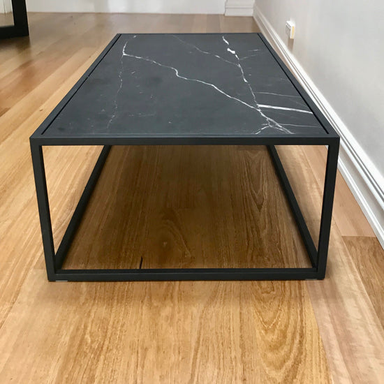 Elle Cube Marble Coffee Table by Globewest