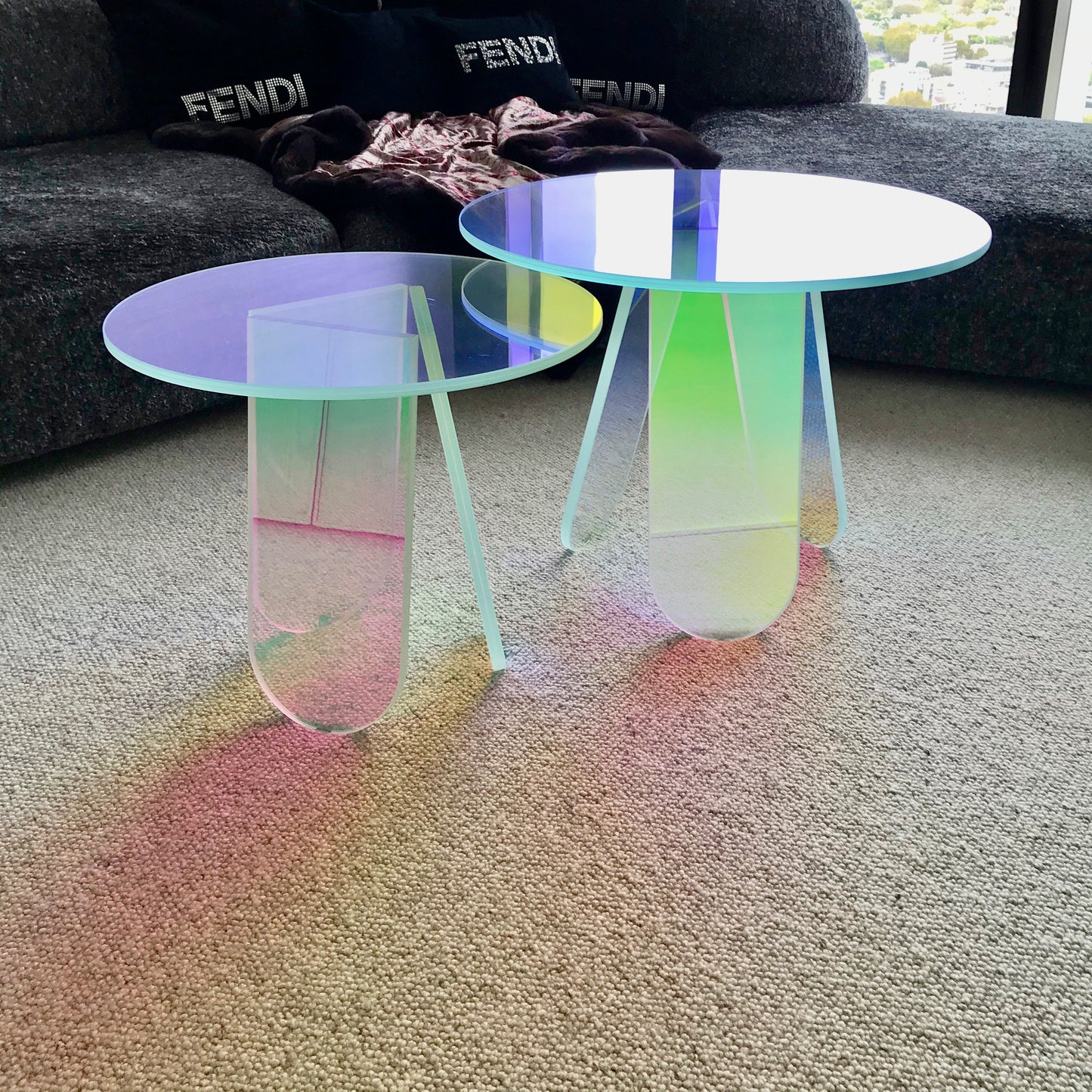 Sold at Auction: Patricia Urquiola, PATRICIA URQUIOLA Low table 'Crossing'  collection for Italy Glas