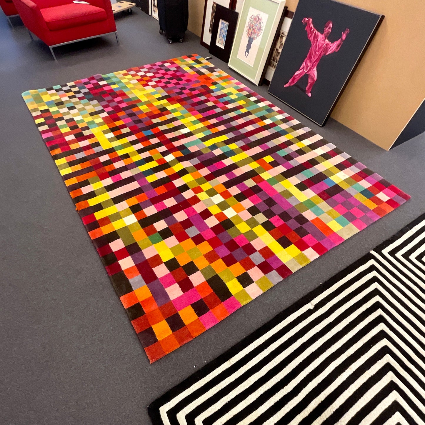 Load image into Gallery viewer, Nanimarquina Multi-Coloured Abstract Rug by Nani Marquina
