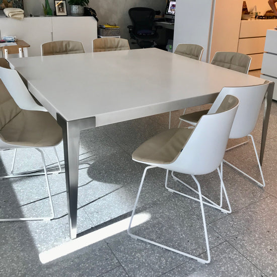 Corian Top Dining Table by Thomas Jacobsen through Space.