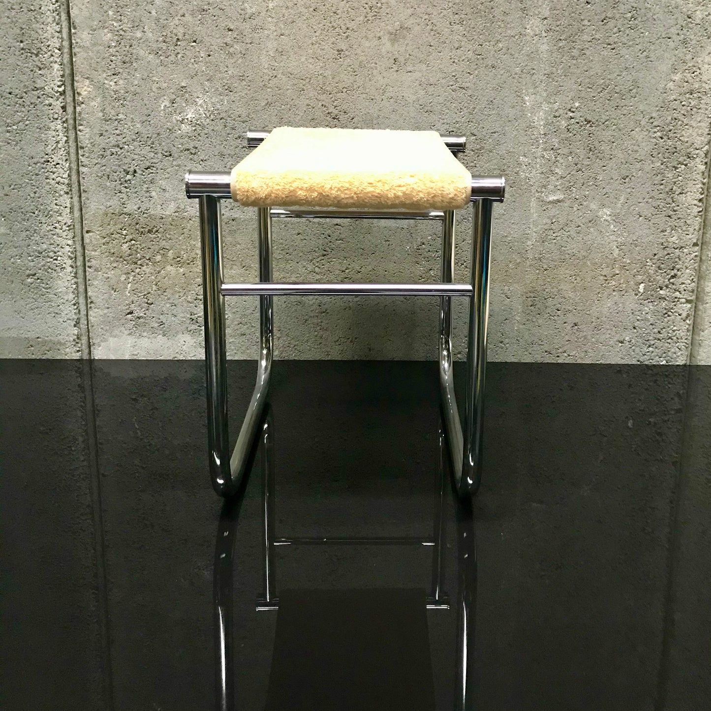 LC9 Bath Stool by Le Corbusier for Cassina