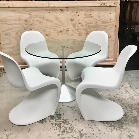 Set of FOUR Panton Chairs by Verner Panton for Vitra (2 sets available)
