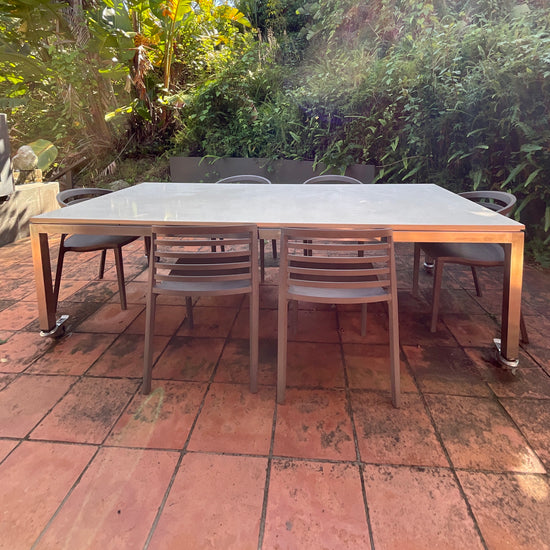 Load image into Gallery viewer, Outdoor Dining Table by Thomas Jacobson through Space
