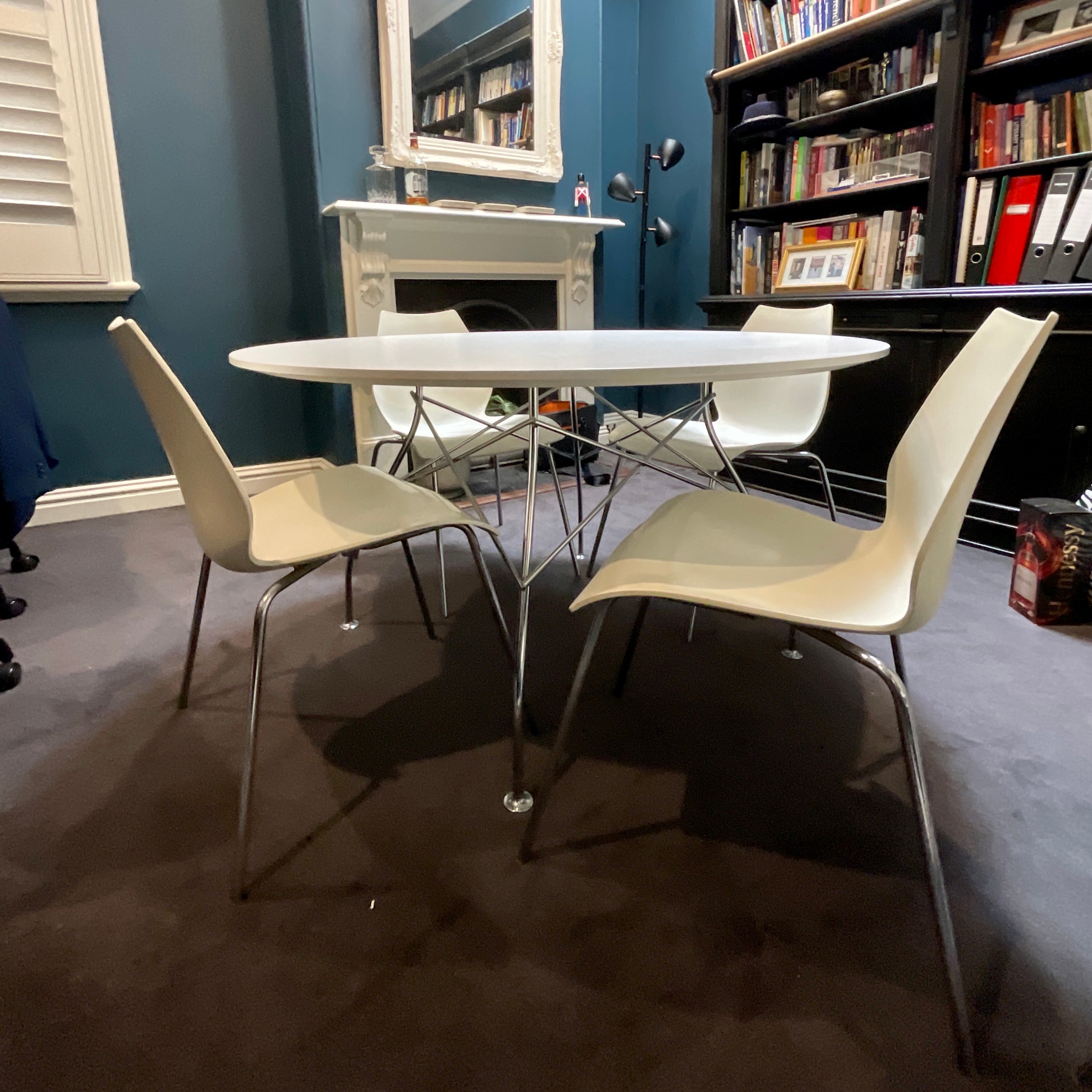 Kartell Maui Chairs by Vico Magistretti Set of 6 White | HFOC