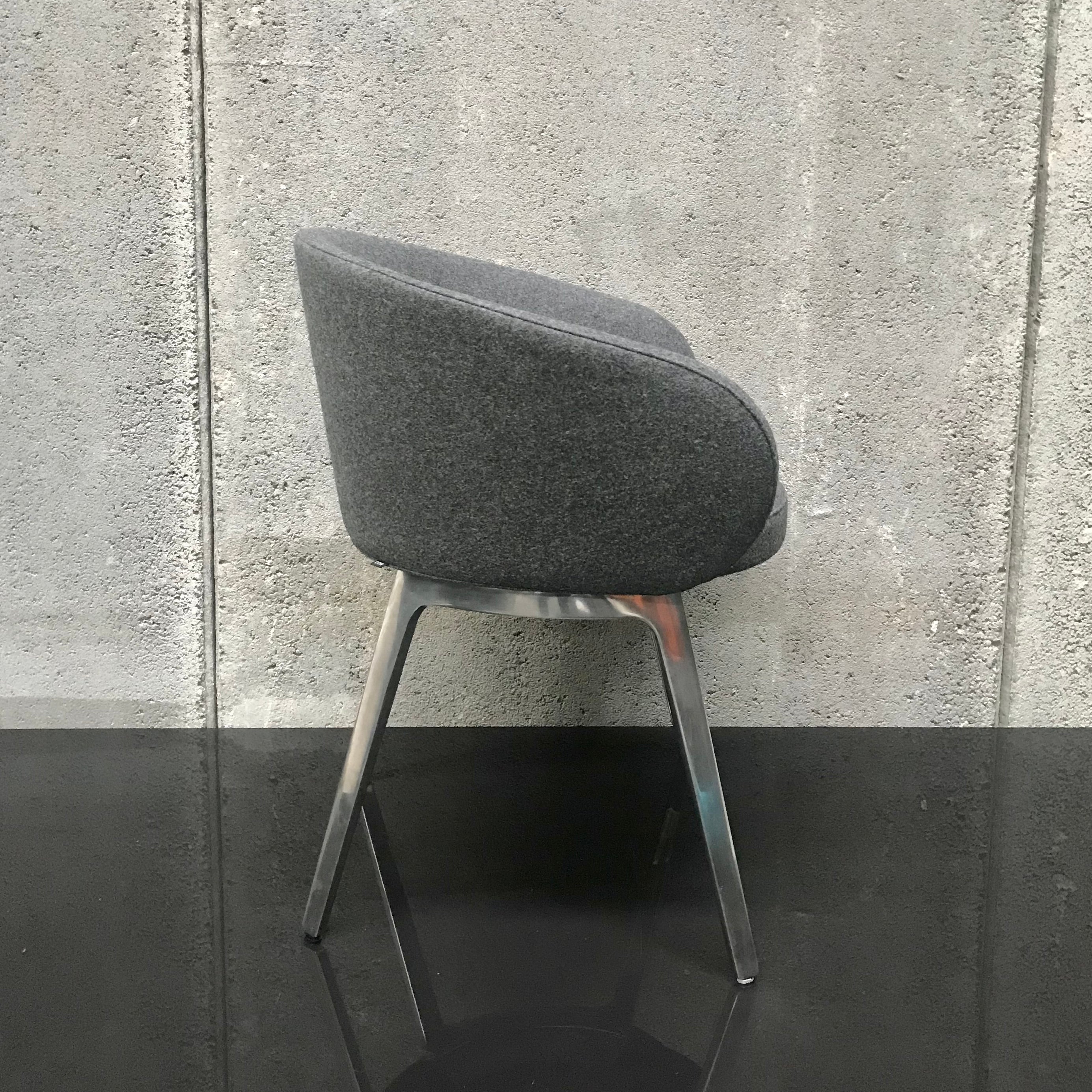 Cor Roc Chair COR Roc Chair by Uwe Fischer Grey Wool Felt | HFOC – Home Furniture on ...