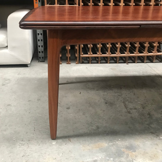 Vintage Brazilian Rosewood Extension Dining Table by Svend Aage Madsen