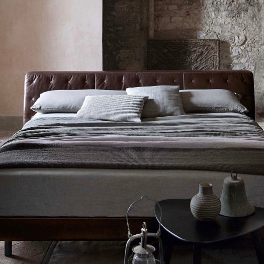 Load image into Gallery viewer, Jackie King Size Bed by Jean-Marie Massaud for Poltrona Frau
