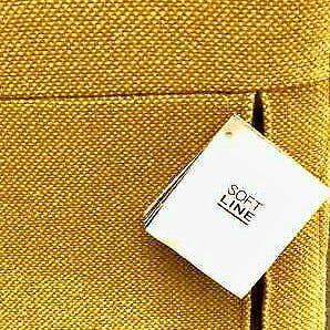 Softline Hugo Easy Chair in grey fabric, pre-owned designer furniture