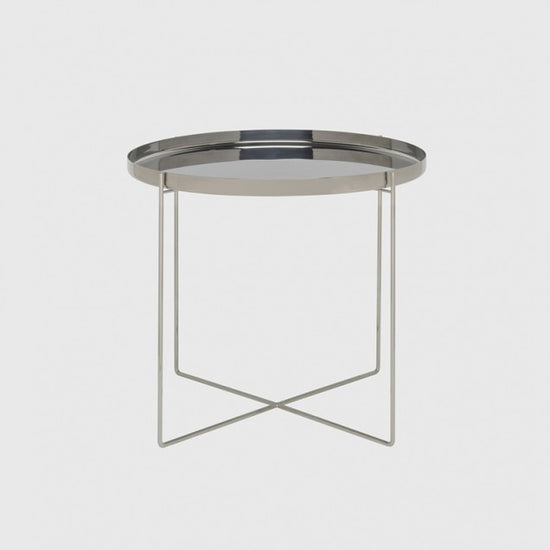 Habibi Tray Table by e15 - Stainless Steel